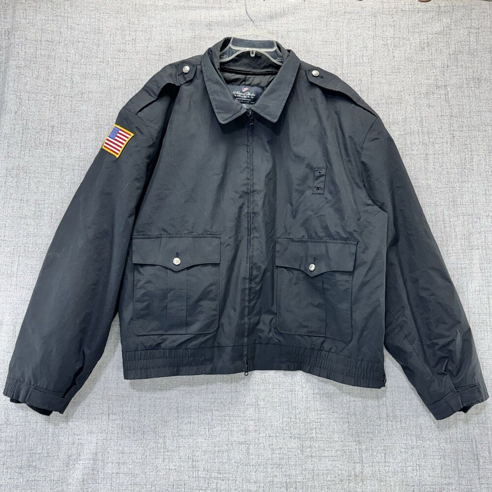 Newport Harbor Jacket Men's 3XL Pilot US Flag Removable Lining